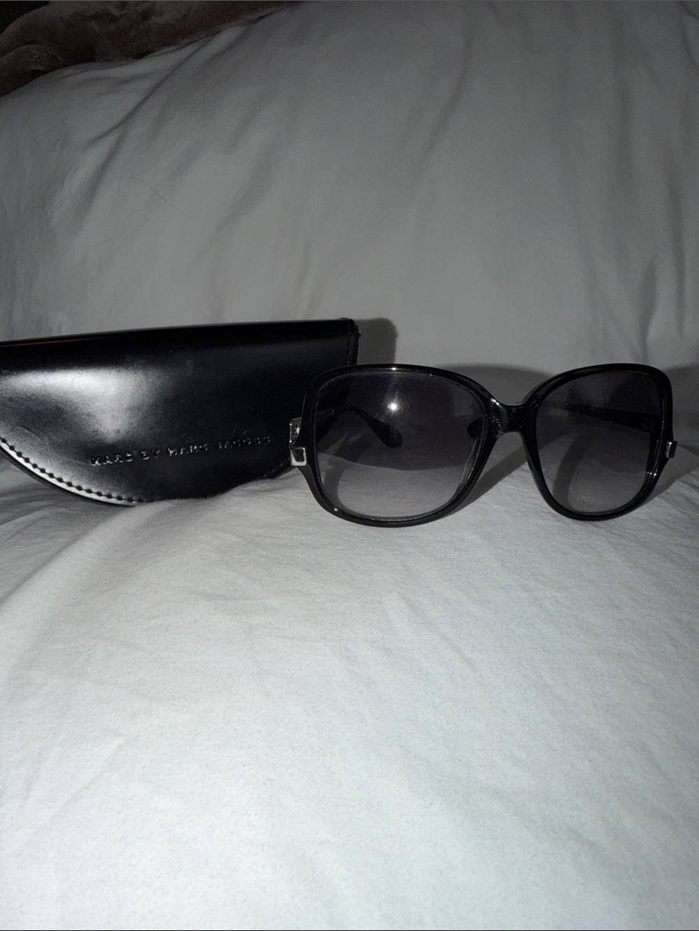Marc by Marc Jacobs Black Oversized Gradient Sunglasses